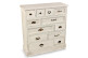 Kommode Grainetier 12 Schubladen Holz Weiß 84x32x92cm