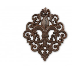 Plakette Fleur De Lys Gusseisen
