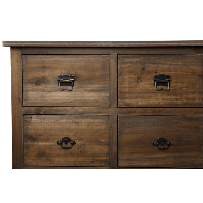 Wochenmöbel Chiffonnier Grainetier Holz 15 Schubladen 200x55x85cm