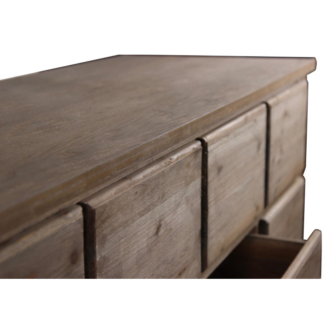 Meuble Semainier Chiffonnier Grainetier Bois 12 Tiroirs Nu 167x54x91cm