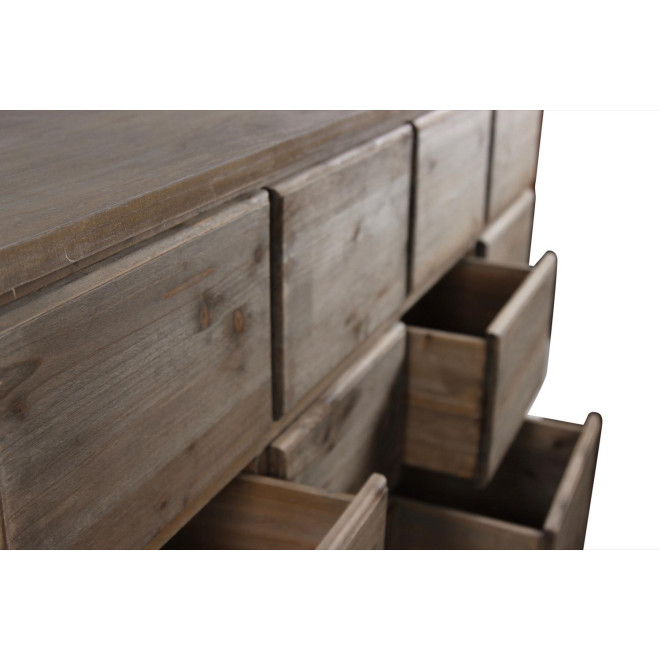 Meuble Semainier Chiffonnier Grainetier Bois 12 Tiroirs Nu 167x54x91cm