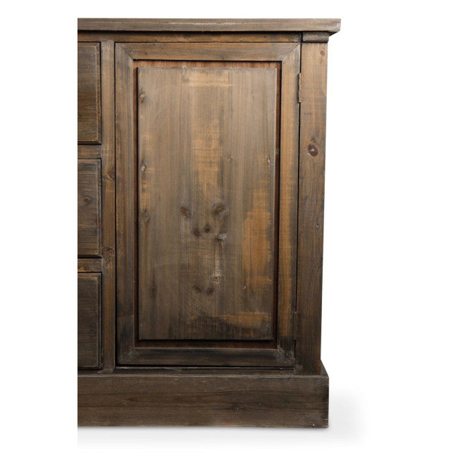 Wochenmöbel Chiffonnier Grainetier Bois 9 Schubladen Nu 210x54x90cm