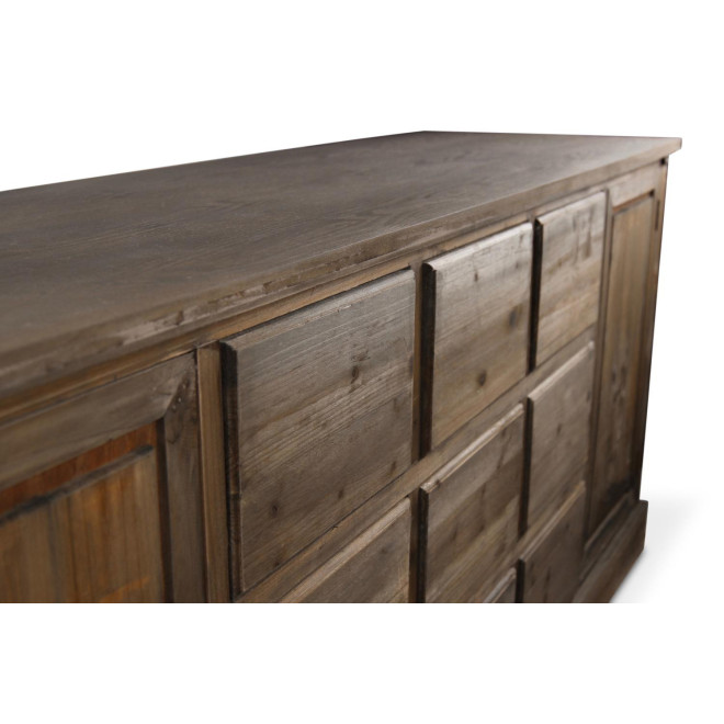 Wochenmöbel Chiffonnier Grainetier Bois 9 Schubladen Nu 210x54x90cm
