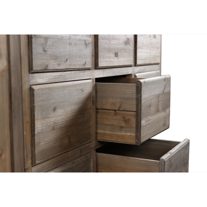 Wochenmöbel Chiffonnier Grainetier Bois 9 Schubladen Nu 210x54x90cm