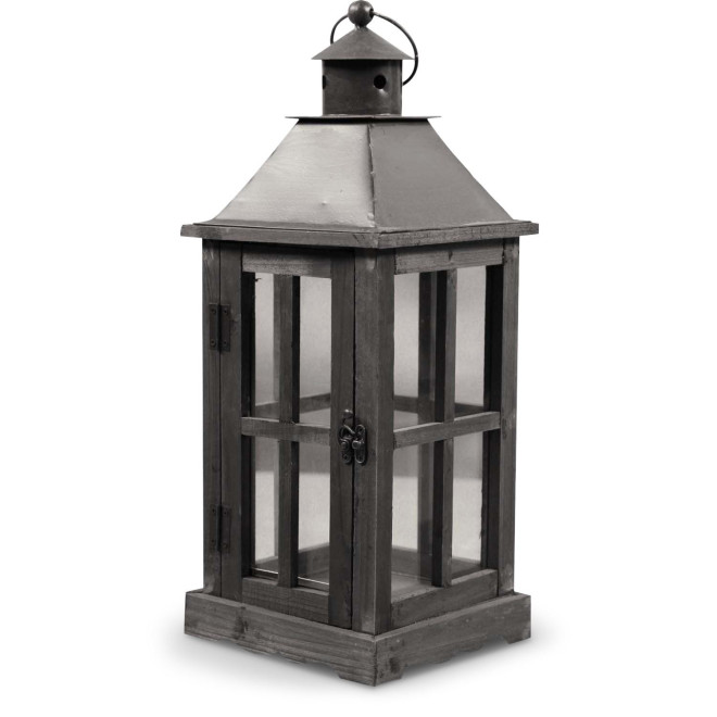 Lanterne Bois 19x19x47cm