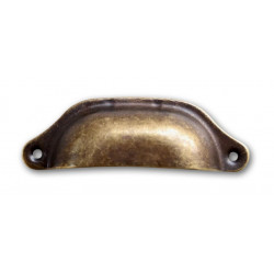 12 Griffe Aluminiumguss Patina 07