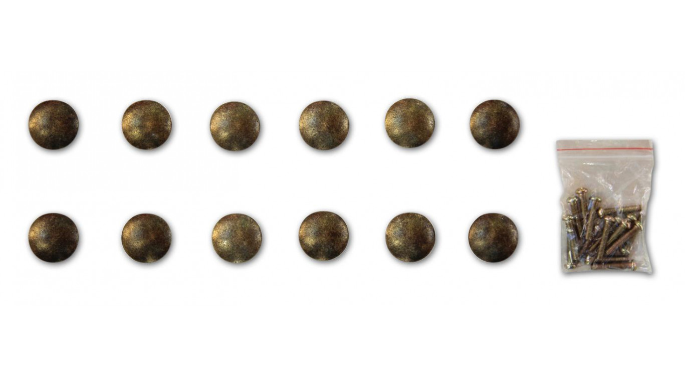 12 Griffe Aluminiumguss Patina 18