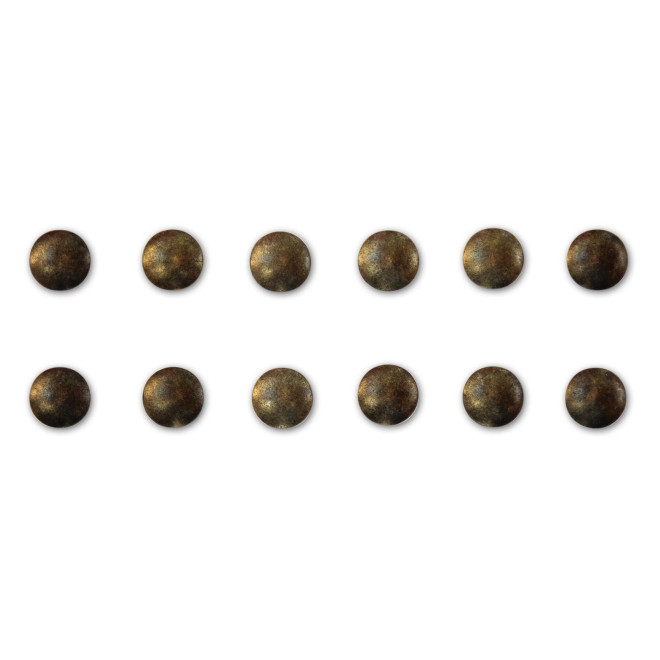 12 Griffe Aluminiumguss Patina 18