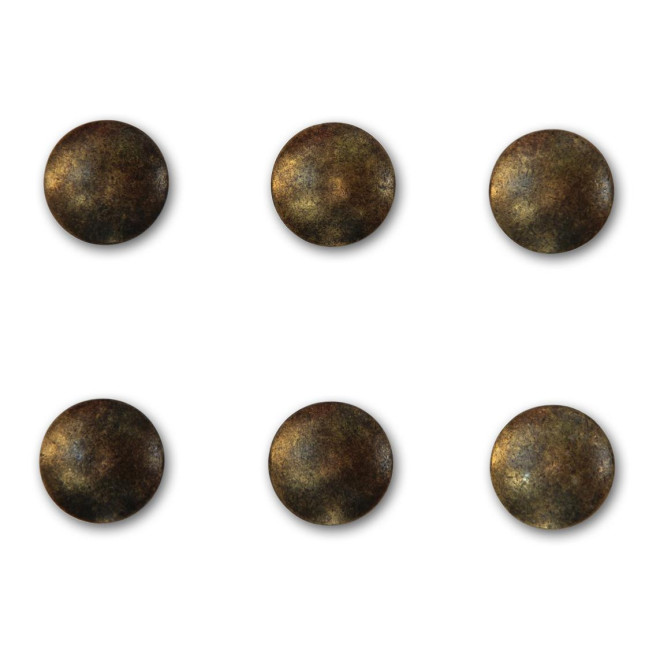12 Griffe Aluminiumguss Patina 18