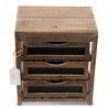 Meuble Bas Rangement 3 Tiroirs 33x25.5x36.5cm