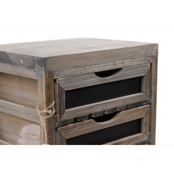 Meuble Bas Rangement 3 Tiroirs 33x25.5x36.5cm