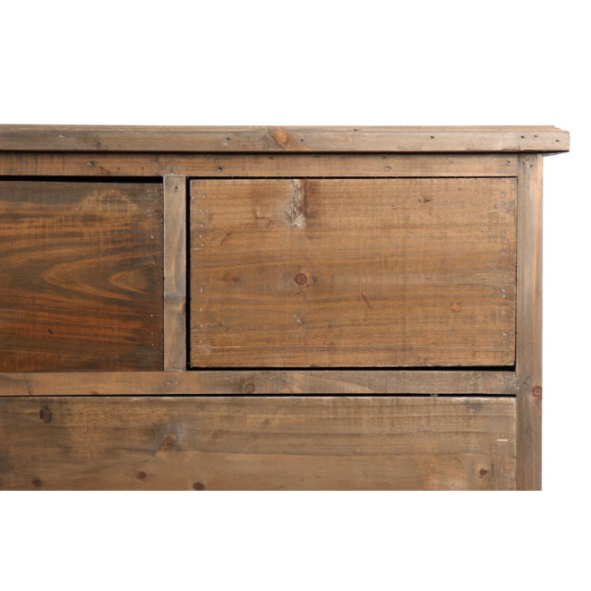 Meuble Semainier Chiffonnier Grainetier Bois 16 Tiroirs Nu 170x35x92cm