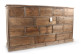Truhe 16 Schubladen Holz Nackt 170x35x92cm