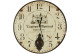 Horloge Ancienne Balancier Château Moulinet 58cm