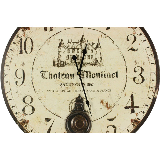 Alte Uhr Pendel Schloss Windmühle 58cm