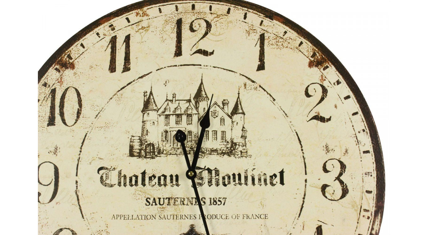 Alte Uhr Pendel Schloss Windmühle 58cm