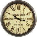 Grande horloge ancienne murale jardin botanique