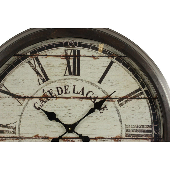 Grande Horloge Ancienne Murale Café De La Gare 70cm