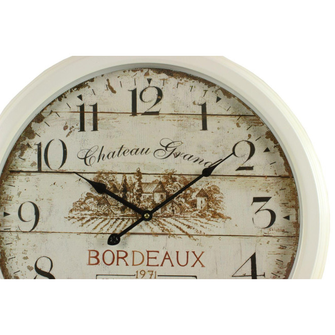Alte Wanduhr Château Grand Bordeaux 58cm