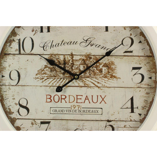 Alte Wanduhr Château Grand Bordeaux 58cm